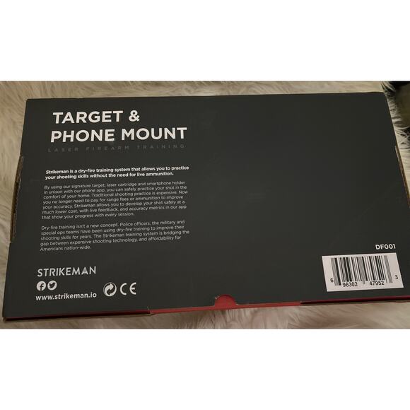 Strikeman Target And Phone Mount Lazer Firearm Training New Open Box See Photos - Picture 2 of 16